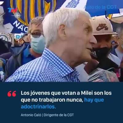 Hay que adoctrinar a los jóvenes dice el sindicalista Antonio Caló