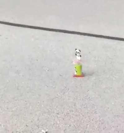 It said “ta da!”