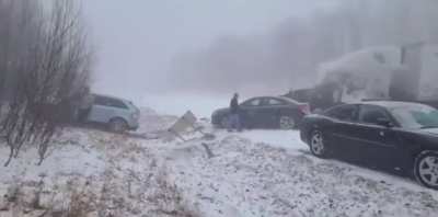 Massive car crash in Pennsylvania today