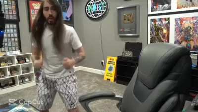 Charlie groovin to Cruel Angel's Thesis
