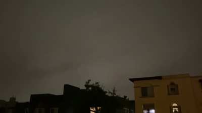 First real rain LA has seen in months and thunder and lightning to boot!