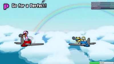 Missing the perfect on the last hit. (source in comments)