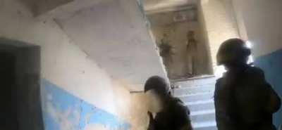 Foreign Legion dodging incoming Russian fire