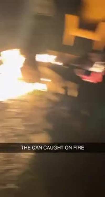 Last night my friends and I nearly died
