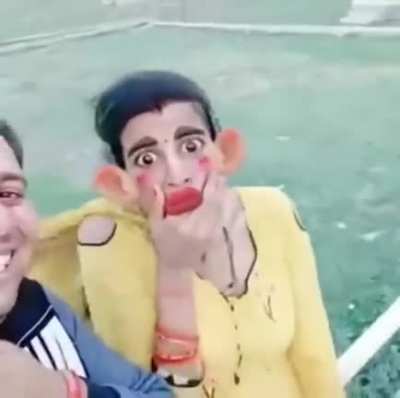 A selfie trap