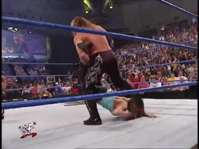Stephanie backstage and ringside