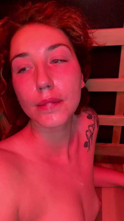 Join me in the sauna please!
