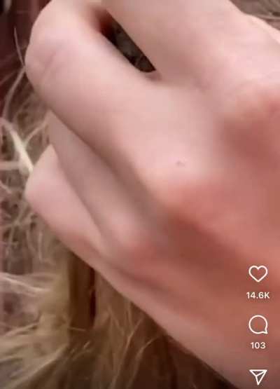 Wait, what’s in her hair?