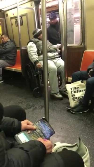 You fat ass bitch, eat too many pork chops, lemme off this train