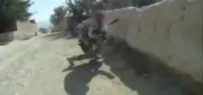 Swedish forces in action  against Taliban, Afghanistan 2012.