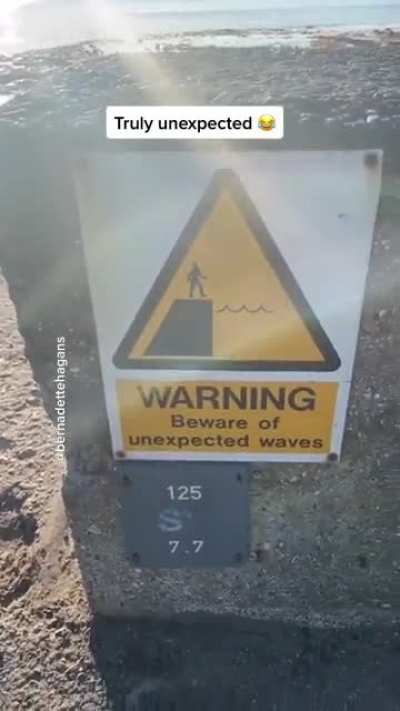 Beware of waves