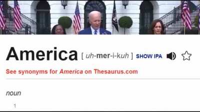 America defined in one word