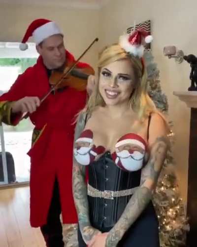 Merry Christmas! Make sure your nipples don't freeze off
