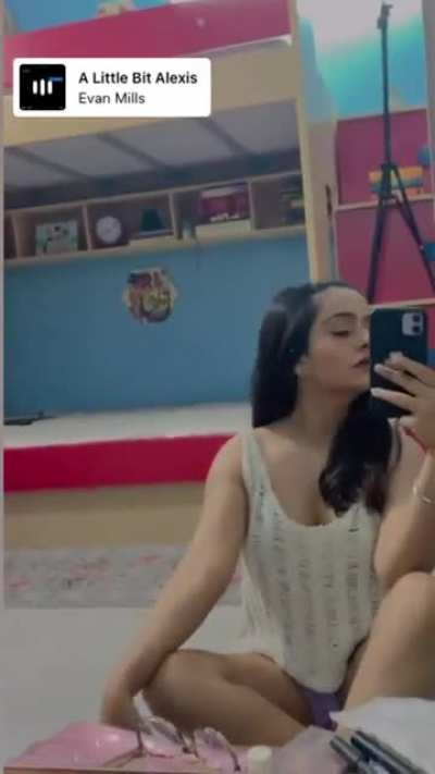 Apoorva Arora those inner thighs and that hint of a cleavage. Only if those shorts were shorter who knows what else could be seen