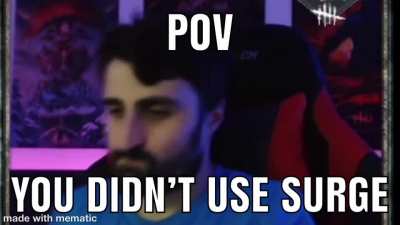 Cringe surge moment