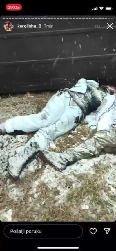 Modern Warfare: girl do instagram video with deadbody of her mum and Ukrainian Solder