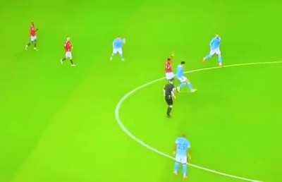 Slick footwork by Fred