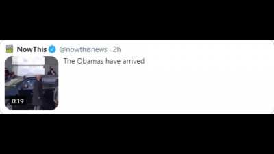 He is here