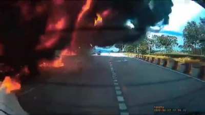 Private Jet Crash on Highway in Shah Alam, Malaysia 17/8/2023
