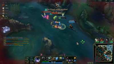 My friend was playing League a few days ago