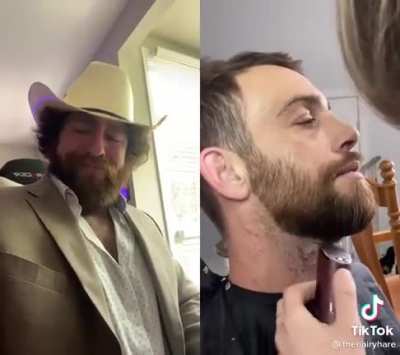 Shaving your boyfriends beard.
