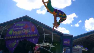 Flipping on stilts