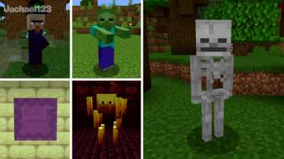 I recreated We Are Number One from LazyTown with only Minecraft hostile mob noises!
