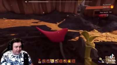 Daz finds some spider webbing