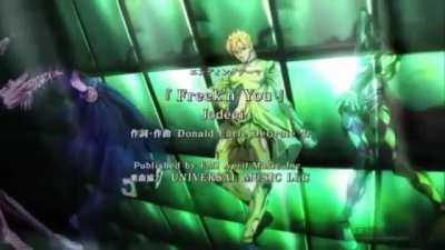 Golden Wind ending except its Gangsta's Paradise