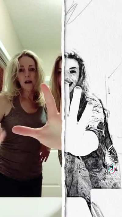 She literally just A-ha’d her mom right into a mid-80’s MTV music video! Lol talk about a genuinely joyful response and moment to share!! (Not my video! Credit: lucytheidjit on TT)