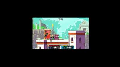 Kris and Ralsei in Rivals of Aether