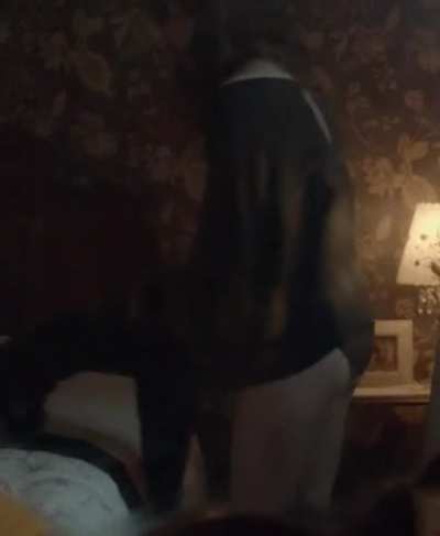 Miranda Cosgrove getting dressed in The Intruders