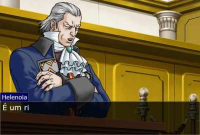 Questionamento que eu e meus amigos temos, só que um deles botou em Phoenix Wright