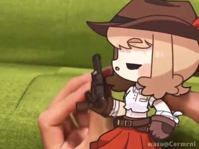 This animation made using paper cutouts.