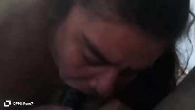 Mamada de dildo