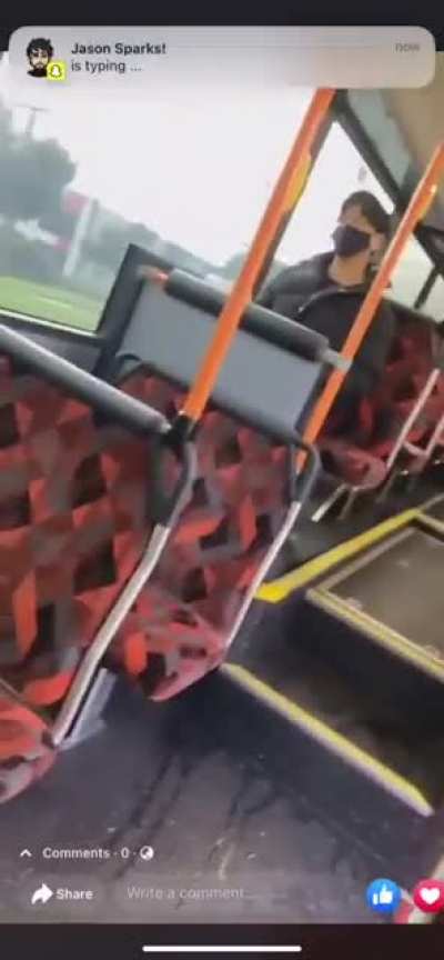 Bus drivers reaction to 2 passengers trying to get off