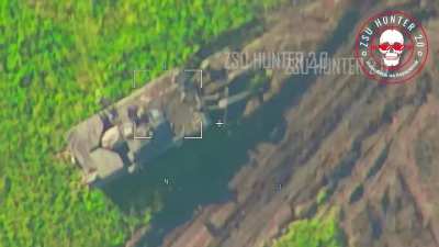 RU pov: More footage from the abandoned Leopard 2A6 column, shows the destruction of at least one Bradley IFV. Zaporyzhe region, recent days. 