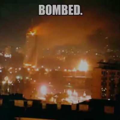 Bombed.