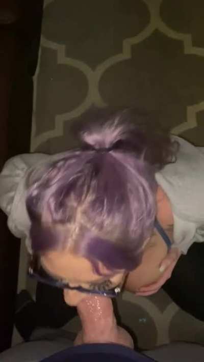 Aggressive blowjob