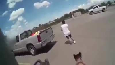 Points His Gun At A K9 & Ends Up Losing His Life!