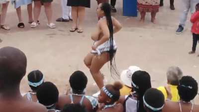 Beautiful and proud of her culture