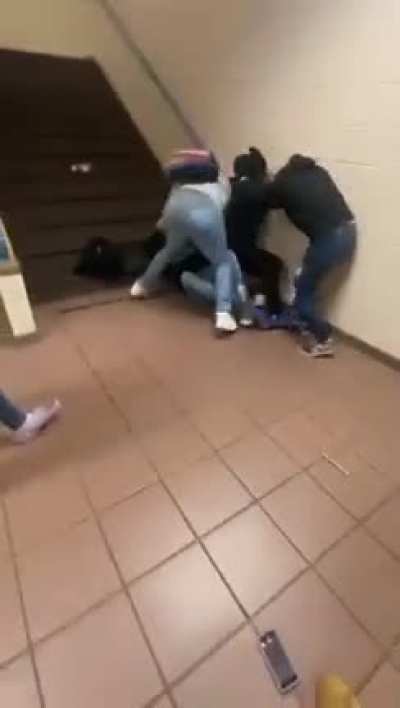 he tried to hit a girl and got his ass dropped