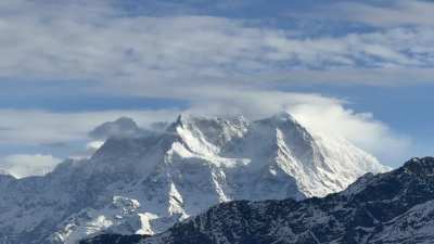 Captured the Mighty Chaukhambha from Chandrashila peak