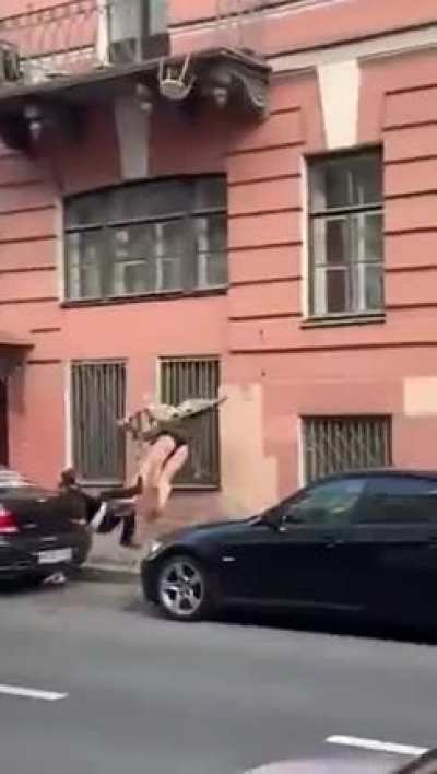 Balcony fight