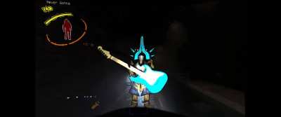 Gabriel playing weezer