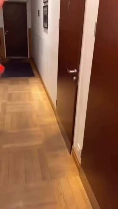 Me getting pegged in public hotel toilet with Evil Woman