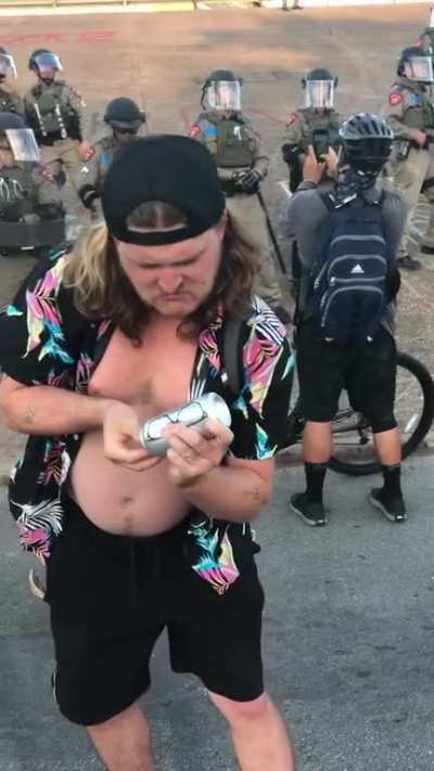 At the protests in Austin, TX yesterday