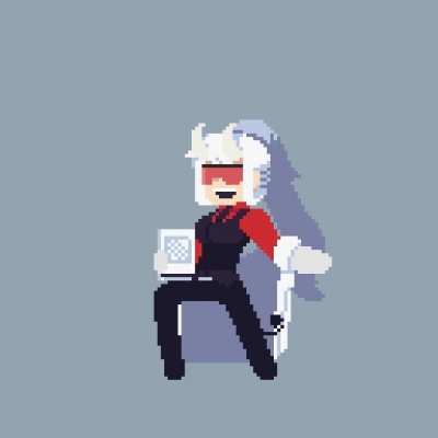 Loremaster pixel art