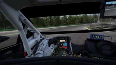 1st place, last lap, last corner....... Pushed in by a hero!