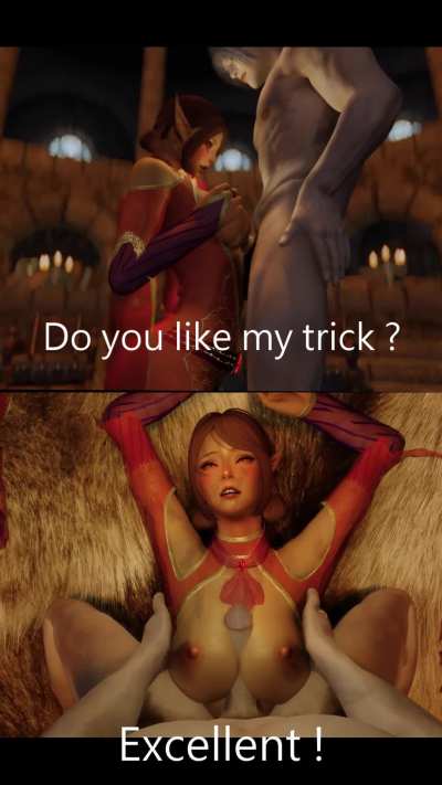 《Three Rose of Skyrim》 Chapter 31：兩片<wbr>結合持、驚<wbr>現古代時